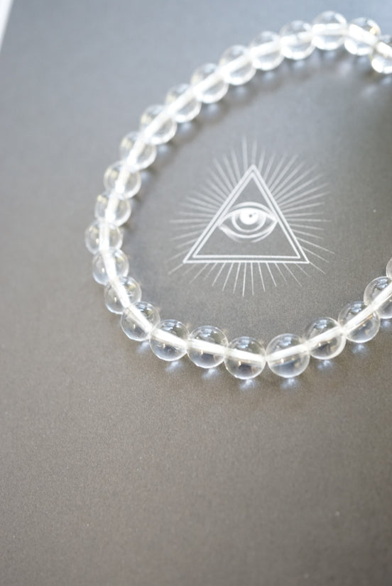 印度喜馬拉雅白水晶手串 (6mm) - ART OF GEM 