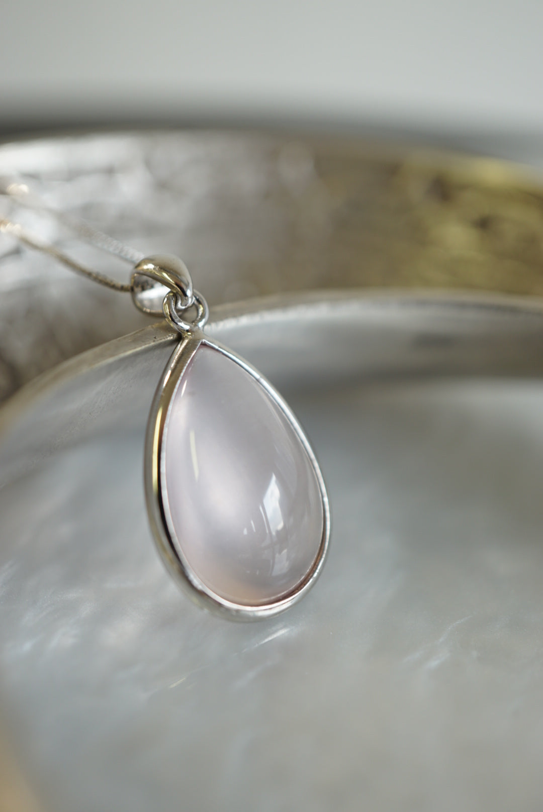 莫桑比亞星光粉晶吊墜 Rose Quartz Pendant from Mozambique