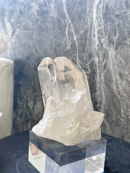 巴西白水晶簇 Brazil White Quartz Cluster - ART OF GEM 