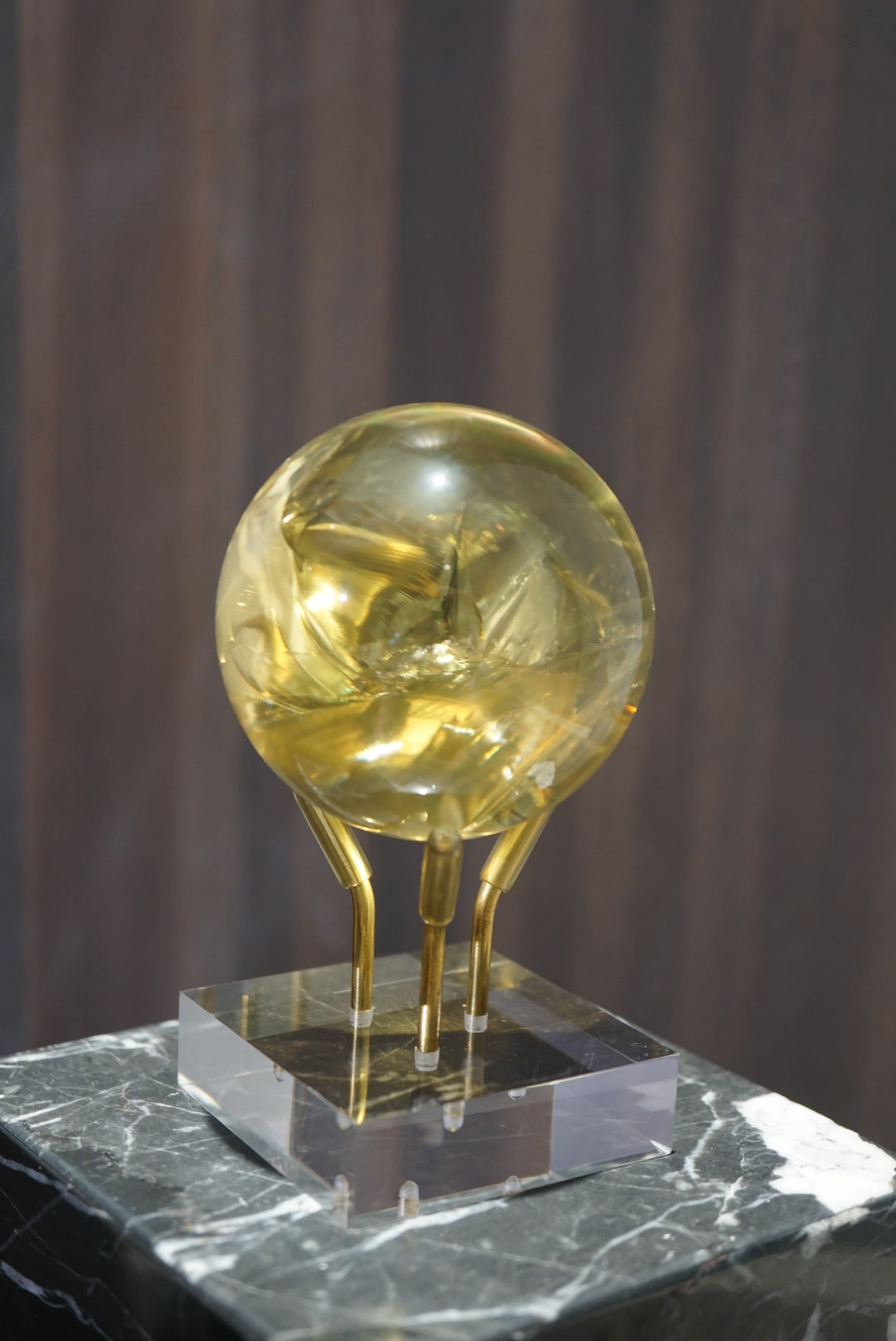 58mm 巴西黃水晶球 Brazil Citrine Sphere