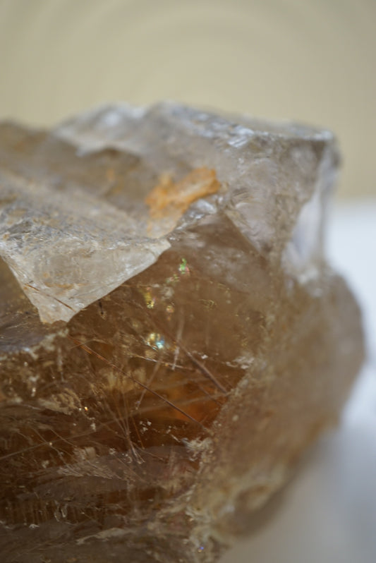 巴西金髮晶原石 Raw Brazil Golden Rutiled Quartz