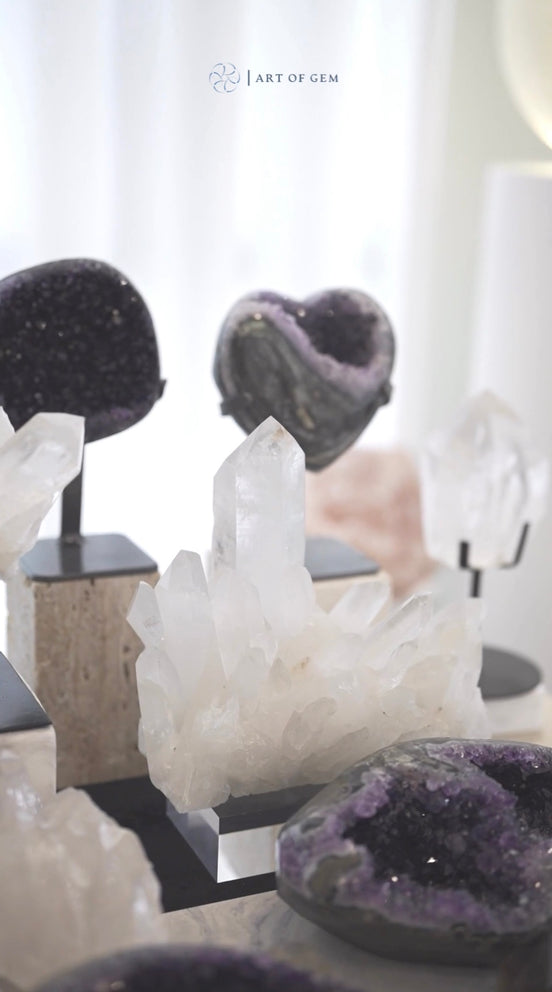 7KG 巴西白水晶簇 - ART OF GEM 