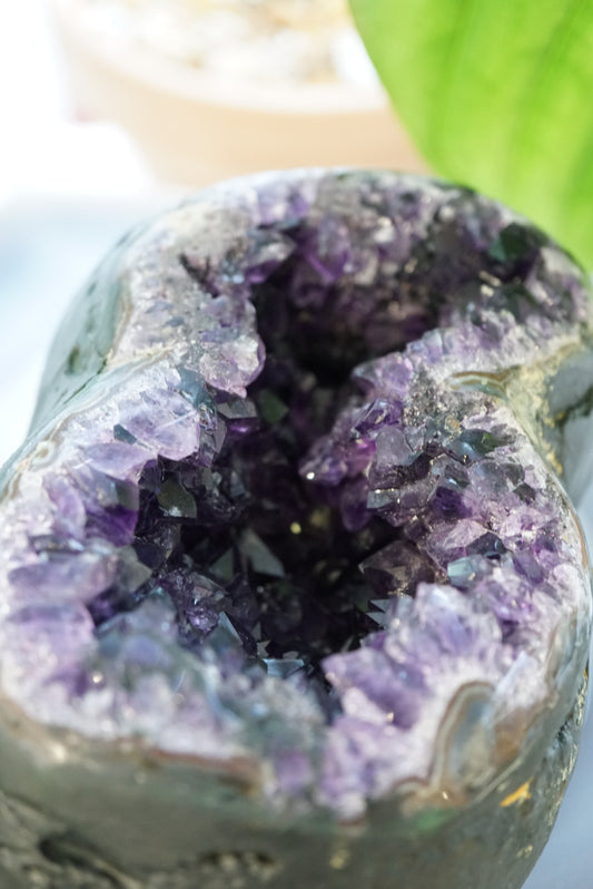 8字形「發」烏拉圭紫水晶洞 - ART OF GEM 