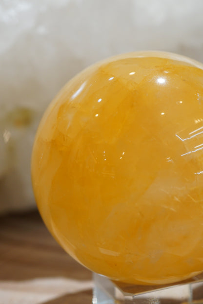 黄金治癒者/黃膠花球 Golden Healer Sphere - ART OF GEM 