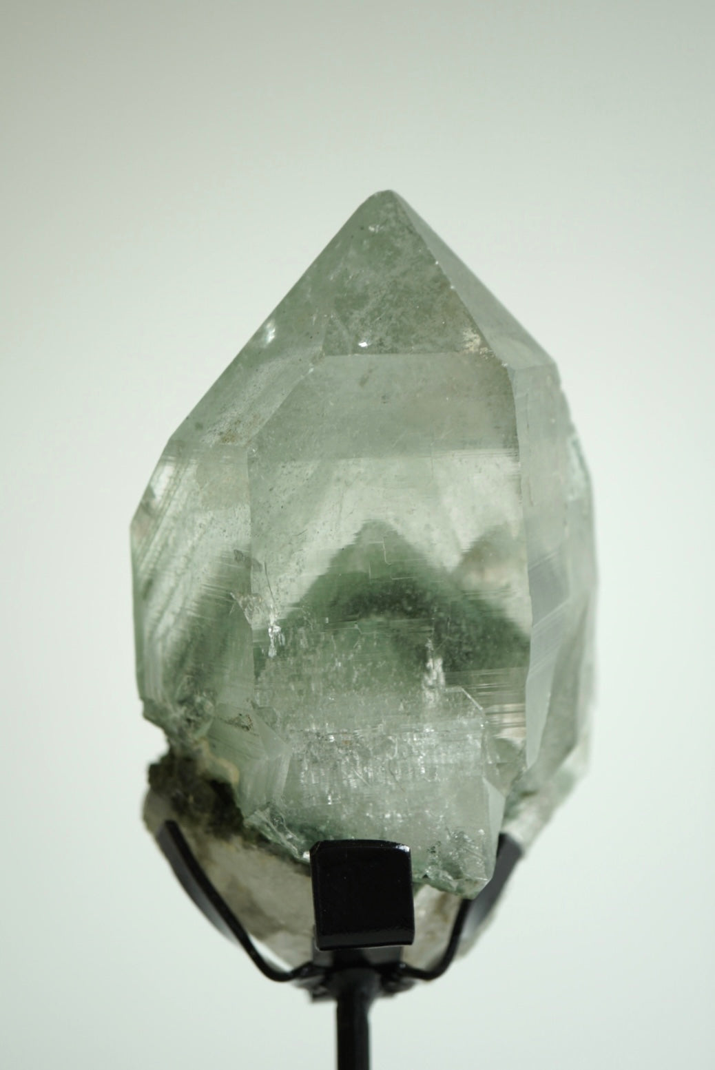 印度喜馬拉雅綠幽靈白水晶 India Himalayan White Quartz with green phantom