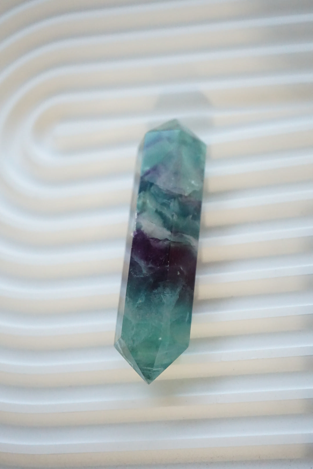 巴西螢石雙尖 Brazil Fluorite Double Terminate (DT)