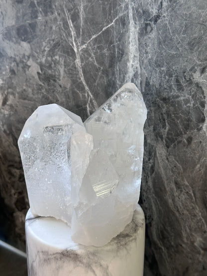 2.1KG巴西白水晶簇 Brazil White Quartz Cluster - ART OF GEM 