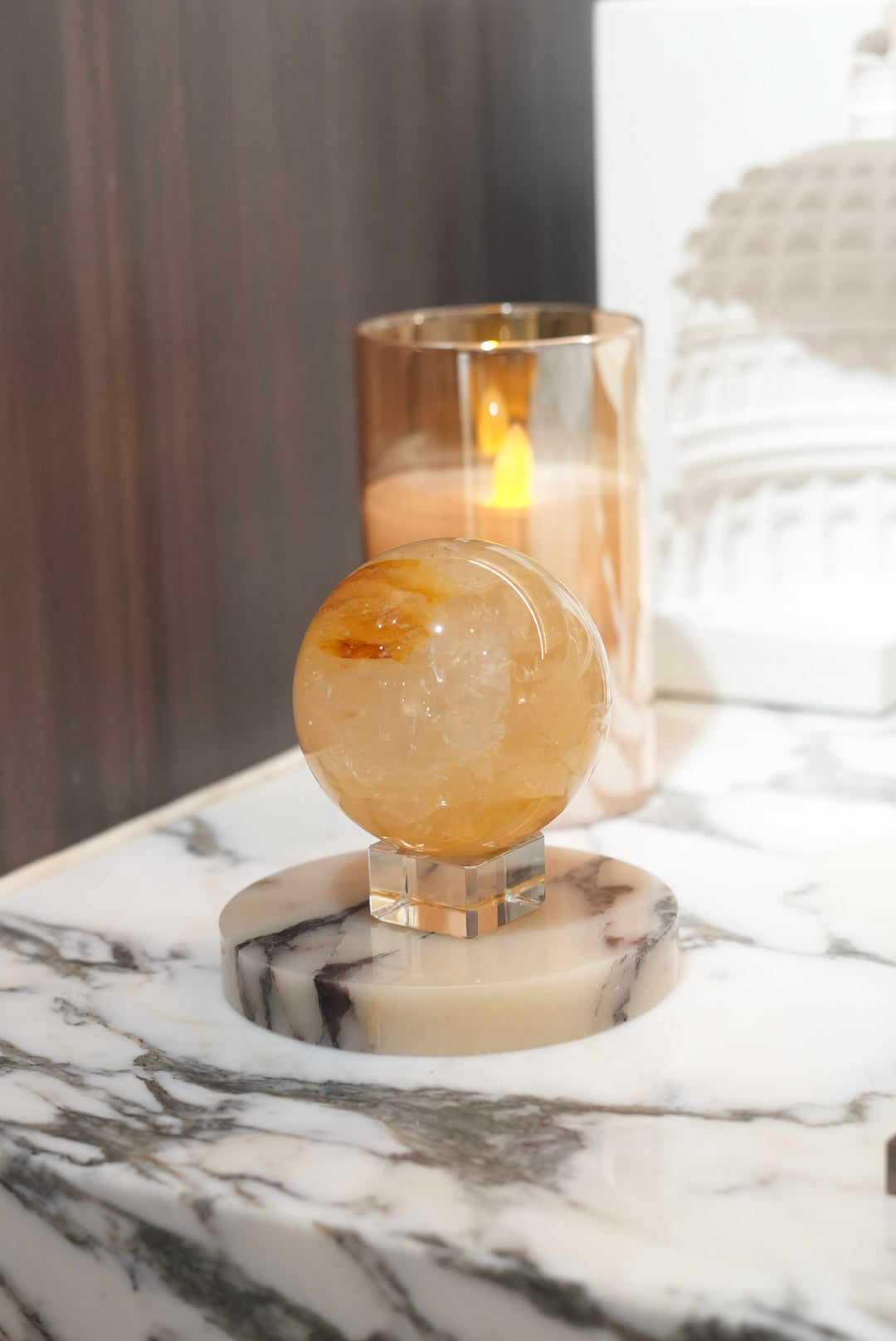 Golden Healer/Yellow Hematite Quartz Sphere