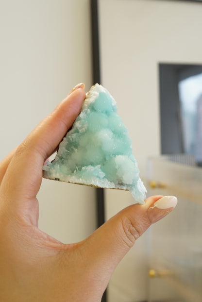 藍霰石/ 藍文石原石 Raw Blue Aragonite - ART OF GEM 