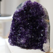 烏拉圭頂級紫晶鎮共生方解石 （帶紫晶花） - ART OF GEM 