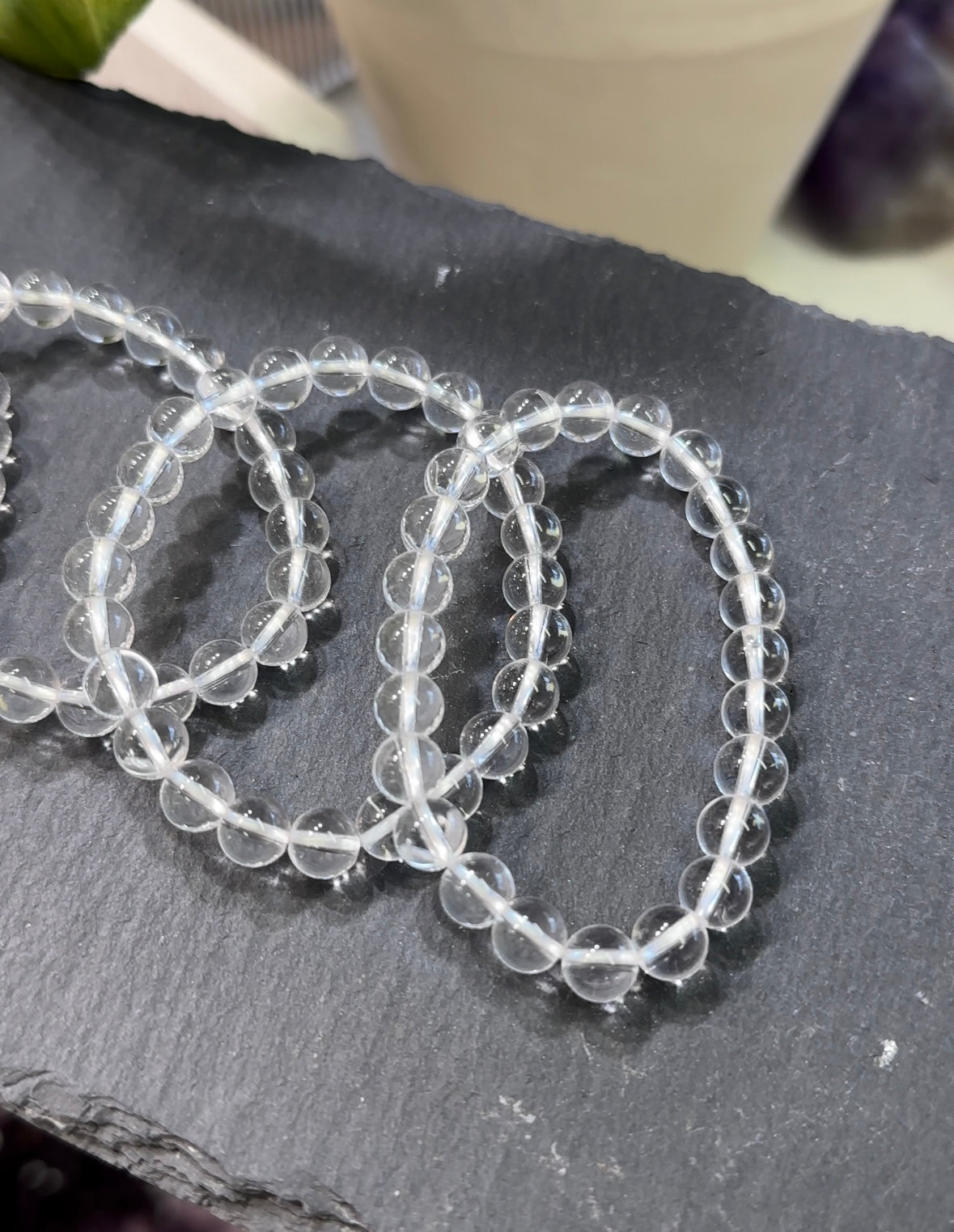 印度喜馬拉雅白水晶手串 (8mm) - ART OF GEM 