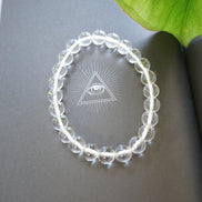 印度喜馬拉雅白水晶手串 (8mm) - ART OF GEM 