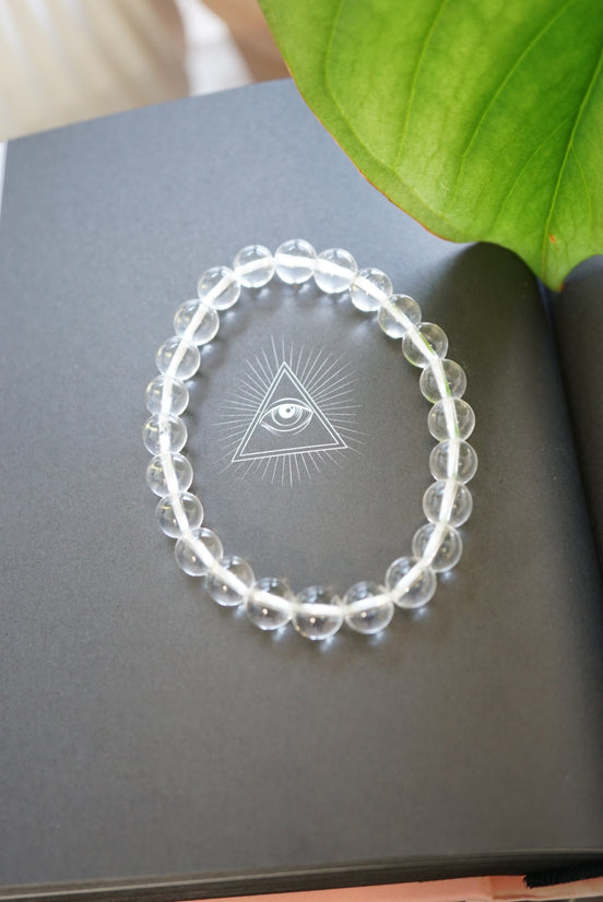 印度喜馬拉雅白水晶手串 (8mm) - ART OF GEM 