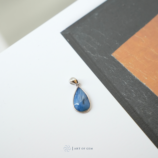 藍舒俱徠吊墜 (配 925 銀鏈) - ART OF GEM 