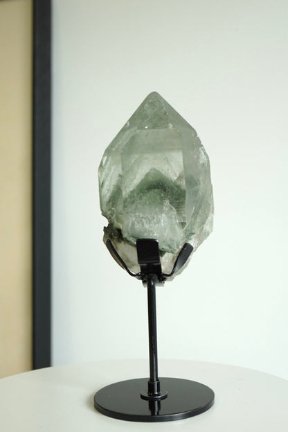 印度喜馬拉雅綠幽靈白水晶 India Himalayan White Quartz with green phantom - ART OF GEM 