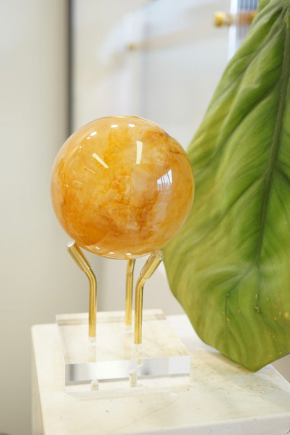 黄金治癒者/黃膠花球 Golden Healer Sphere - ART OF GEM 