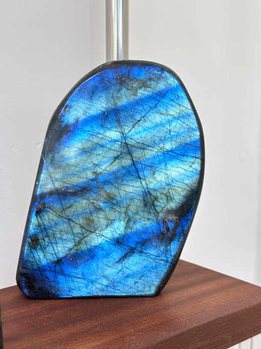 藍光拉長石擺件 Labradorite