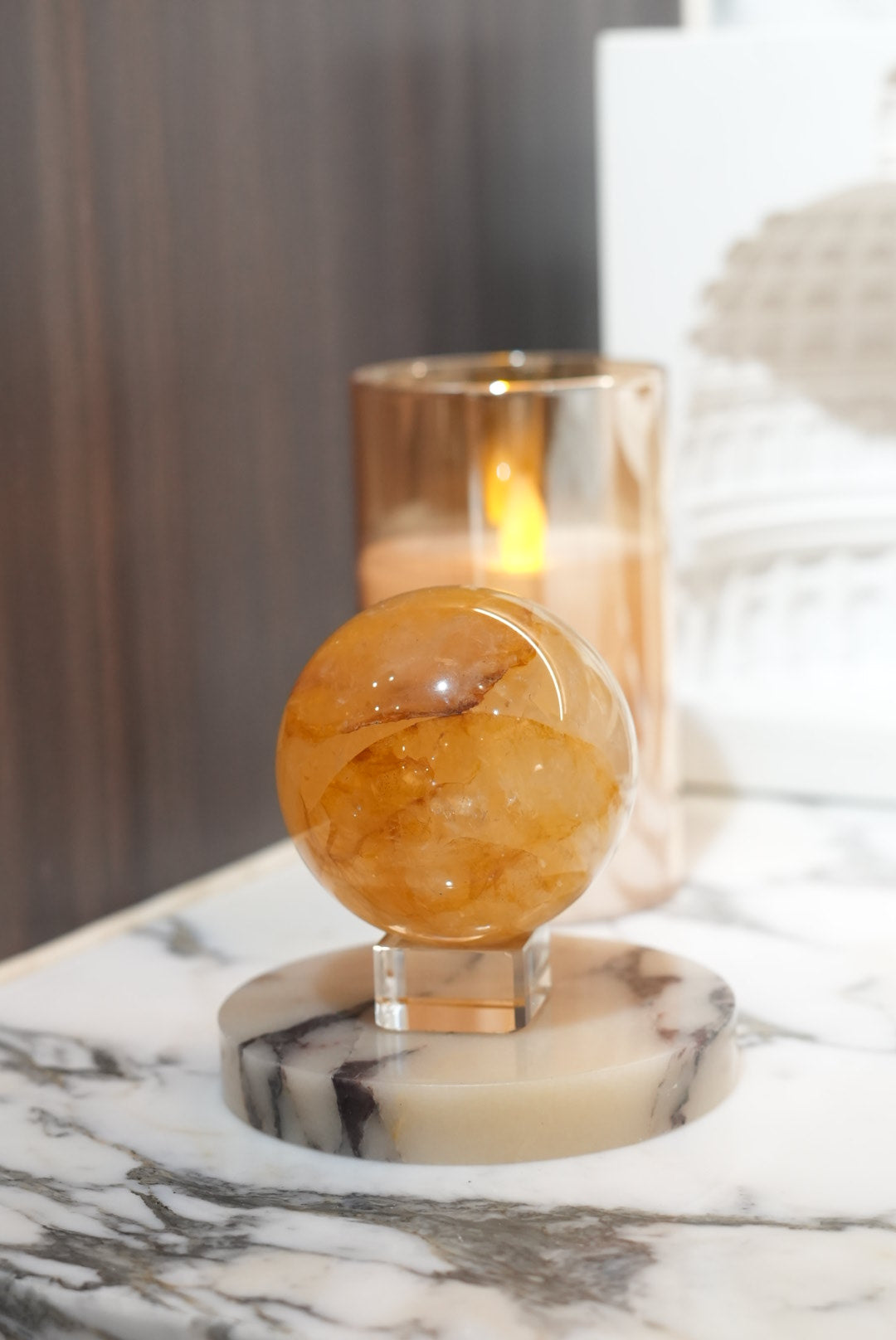 Golden Healer/Yellow Hematite Quartz Sphere