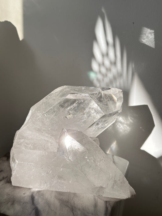 巴西白水晶簇 Brazil White Quartz Cluster