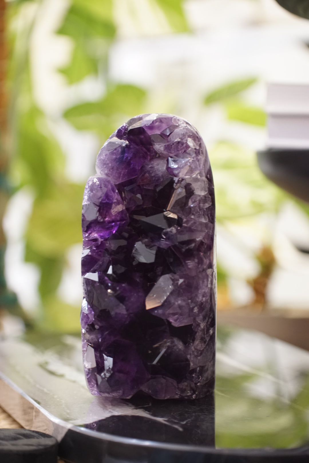 巴西頂級瑪瑙紫晶鎮 Brazil Amethyst Cluster with agate