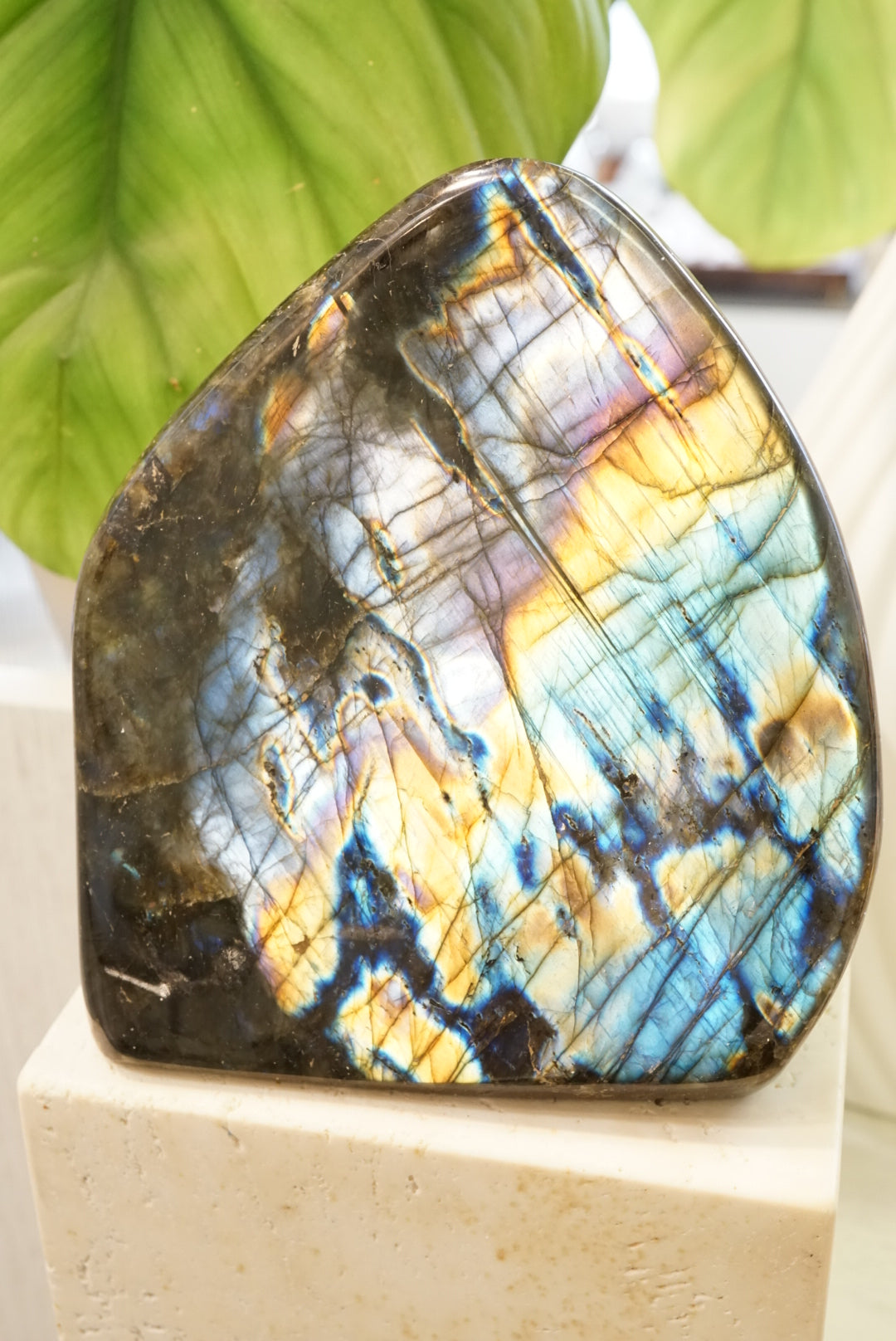 拉長石擺件 Labradorite