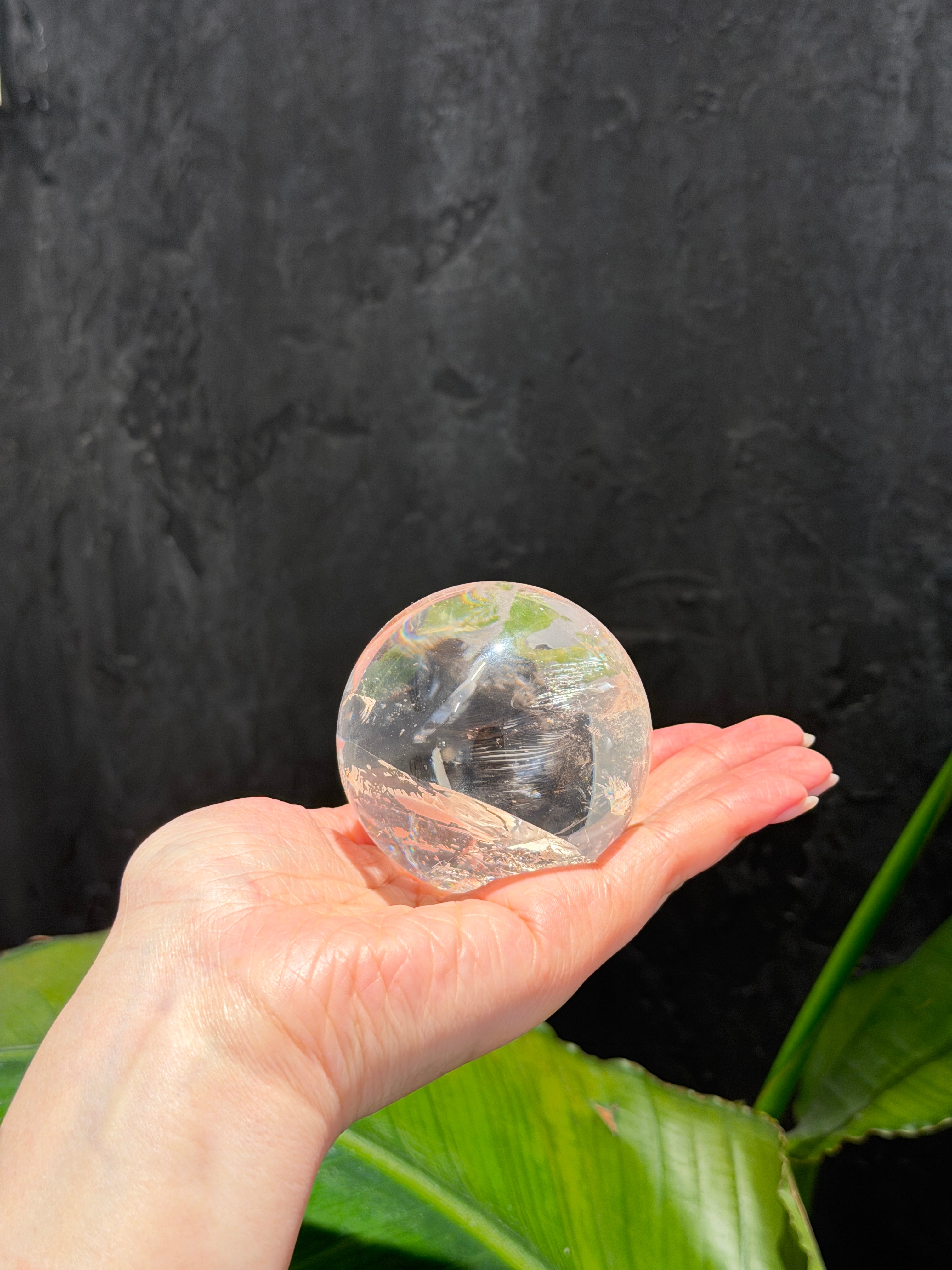 64mm巴西白水晶球
