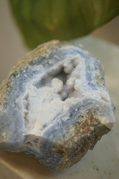 南非藍紋瑪瑙原石 Raw Blue Lace Agate - ART OF GEM 