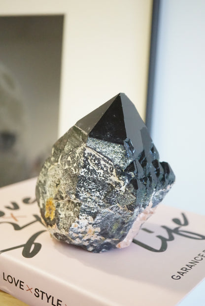 巴西資料庫黑水晶Brazil Black Quartz with Record Keepers - ART OF GEM 
