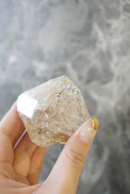 巴基斯坦黃泥骸骨水晶 Pakistan Fenster Quartz - ART OF GEM 