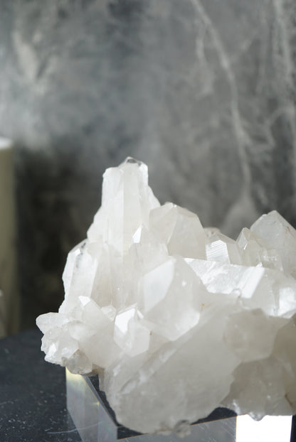 巴西白水晶簇 Brazil White Quartz Cluster - ART OF GEM 