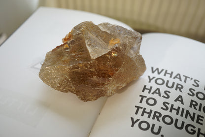 巴西金髮晶原石 Raw Brazil Golden Rutiled Quartz - ART OF GEM 