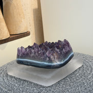 Brazilian Agate Amethyst Cluster