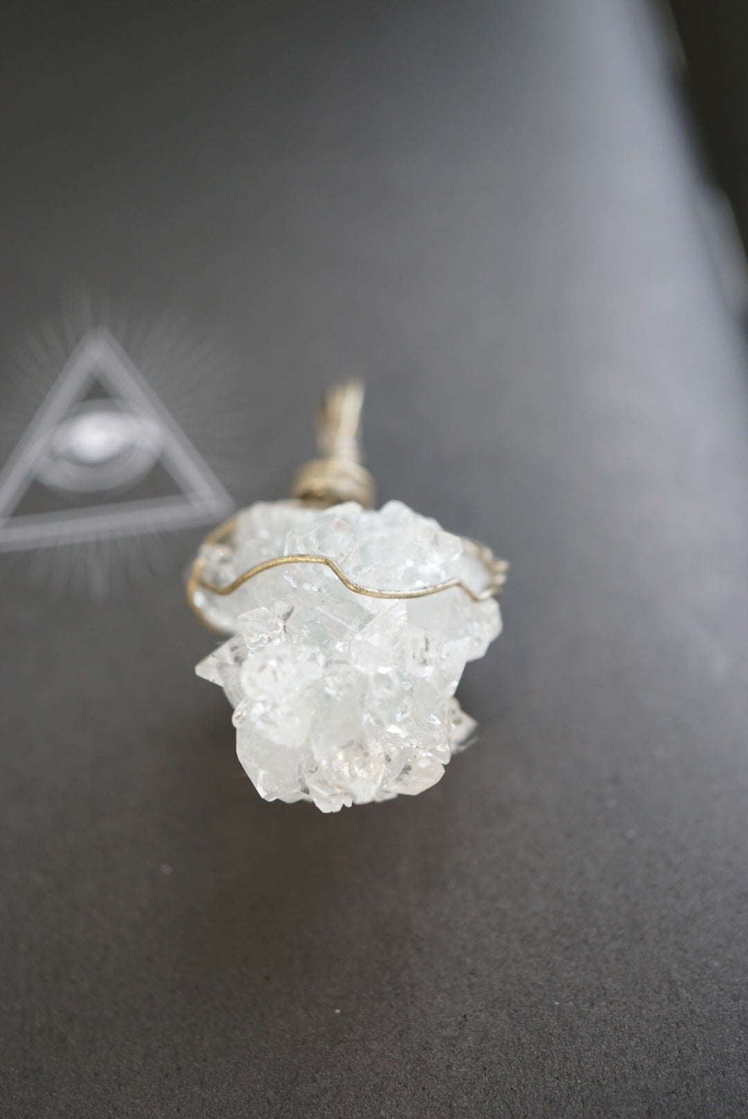 印度鑽石魚眼石吊墜 India Diamond Apophyllite pendant