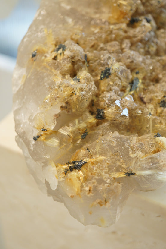 巴西金鈦晶簇 - ART OF GEM 