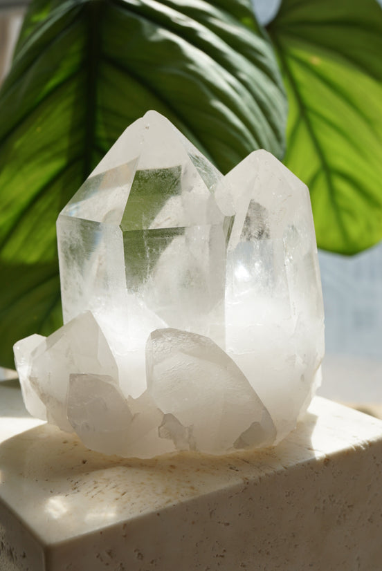 巴西白水晶簇 - ART OF GEM 