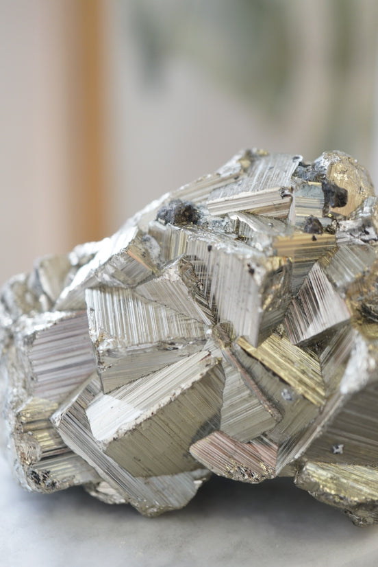 特殊圖案秘魯黃鐵礦原石 - ART OF GEM 