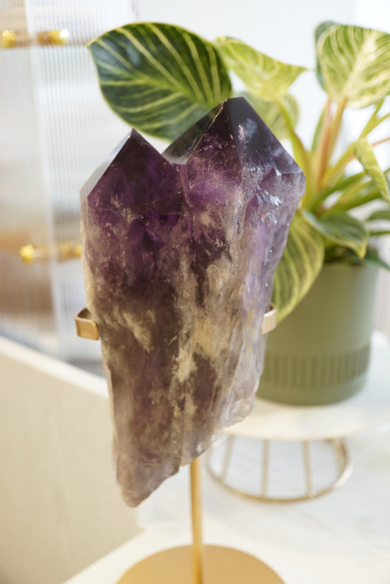 巴西雙生紫晶權杖 - ART OF GEM 