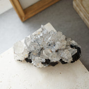 稀有鏡鐵礦白水晶簇 - ART OF GEM 