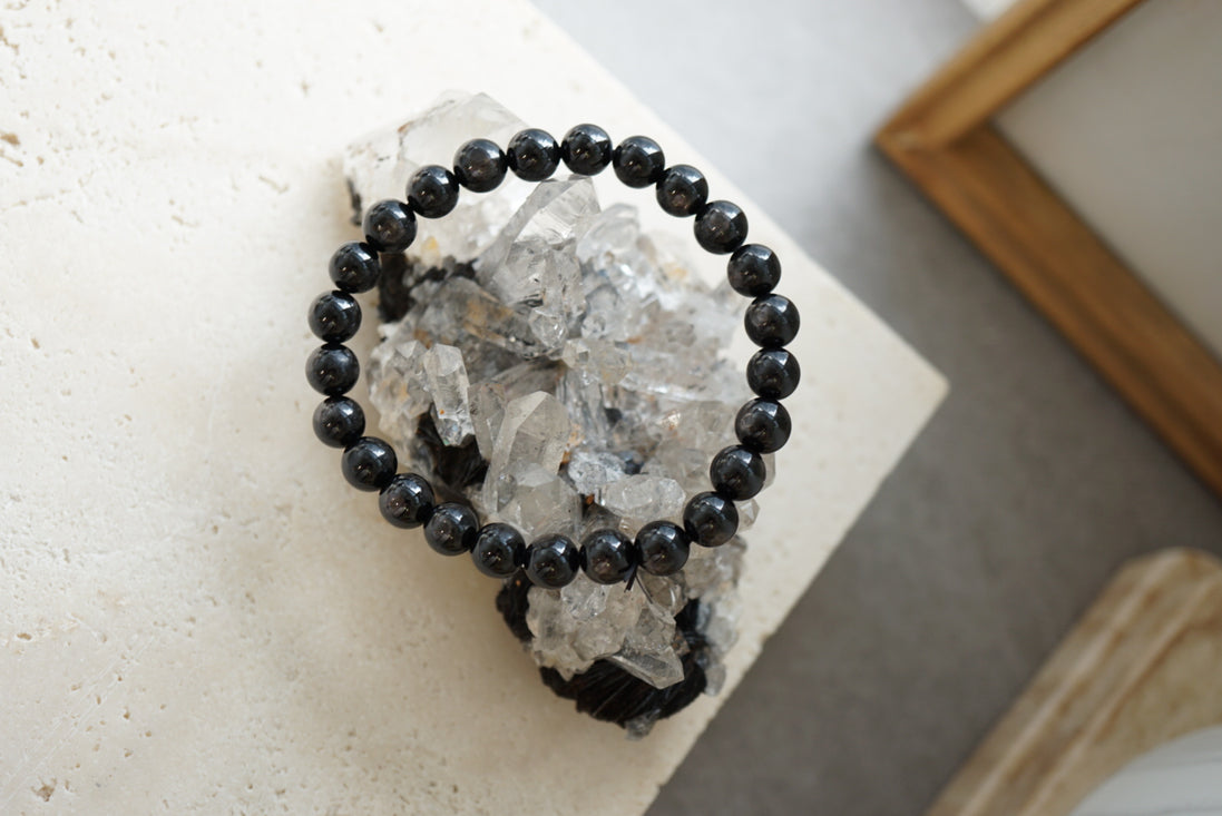 稀有鏡鐵礦白水晶簇 - ART OF GEM 