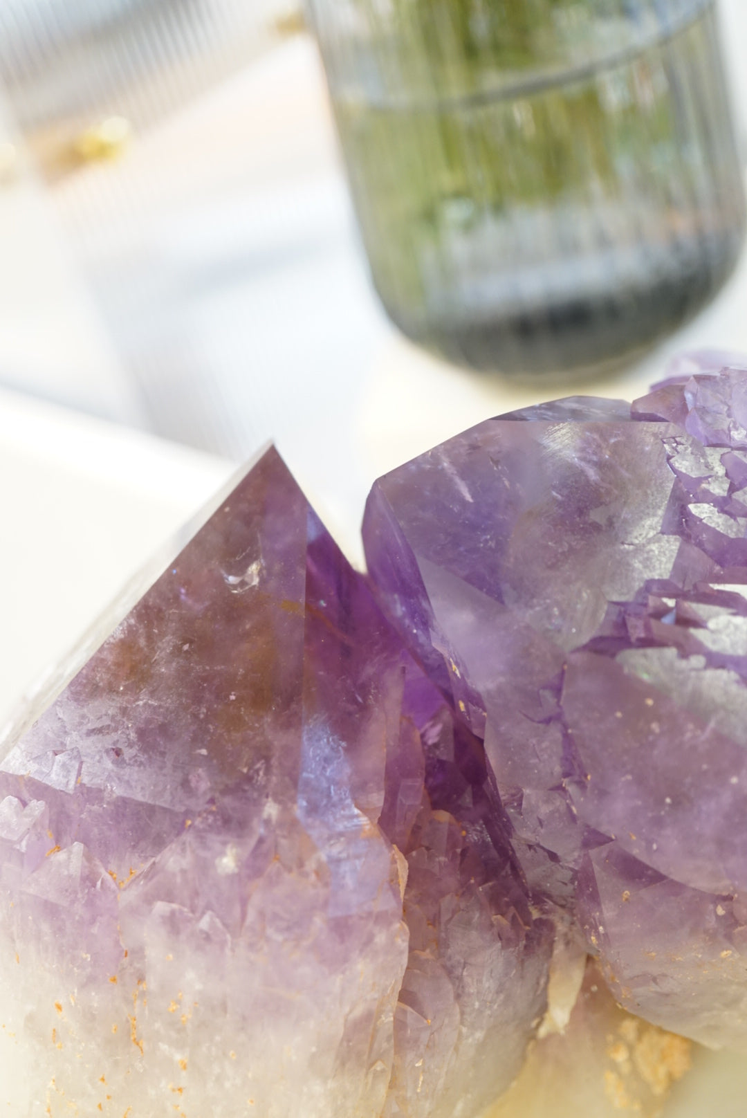 罕見玻利維也雙生紫黃晶簇 - ART OF GEM 