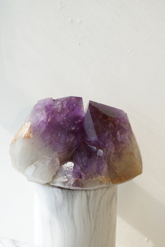 罕見玻利維也雙生紫黃晶簇 - ART OF GEM 