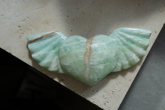 藍加勒比方解石天使翅膀 - ART OF GEM 