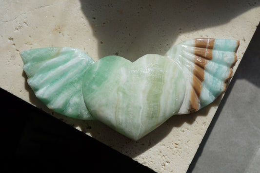 藍加勒比方解石天使翅膀 - ART OF GEM