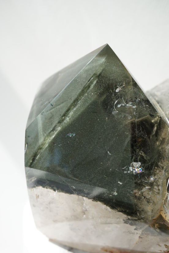 綠幽靈雙生晶簇 - ART OF GEM 