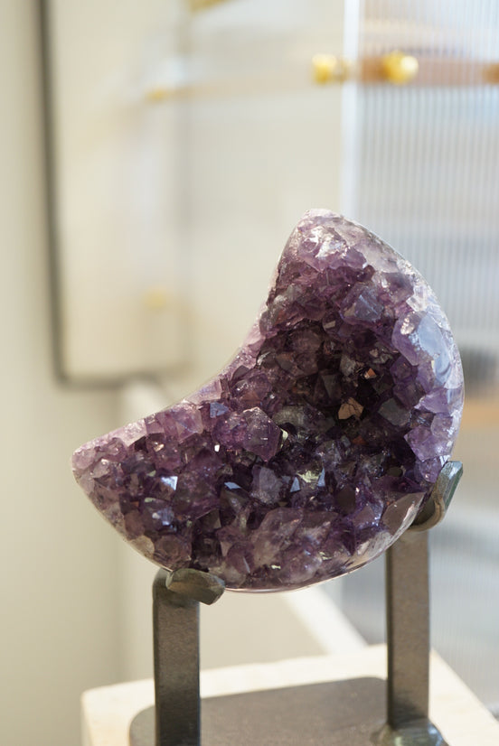 烏拉圭紫水晶月亮 - ART OF GEM 