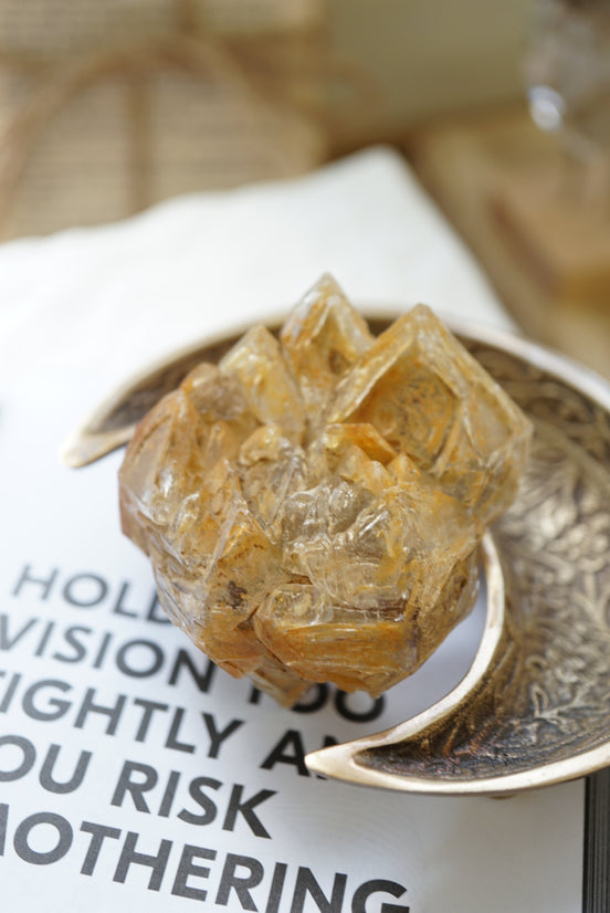 巴基斯坦城堡雙尖黃泥骸骨水晶 - ART OF GEM 