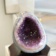烏拉圭酒紅色調紫水晶洞 - ART OF GEM 