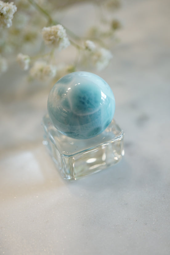 拉利瑪海紋石球 - ART OF GEM 