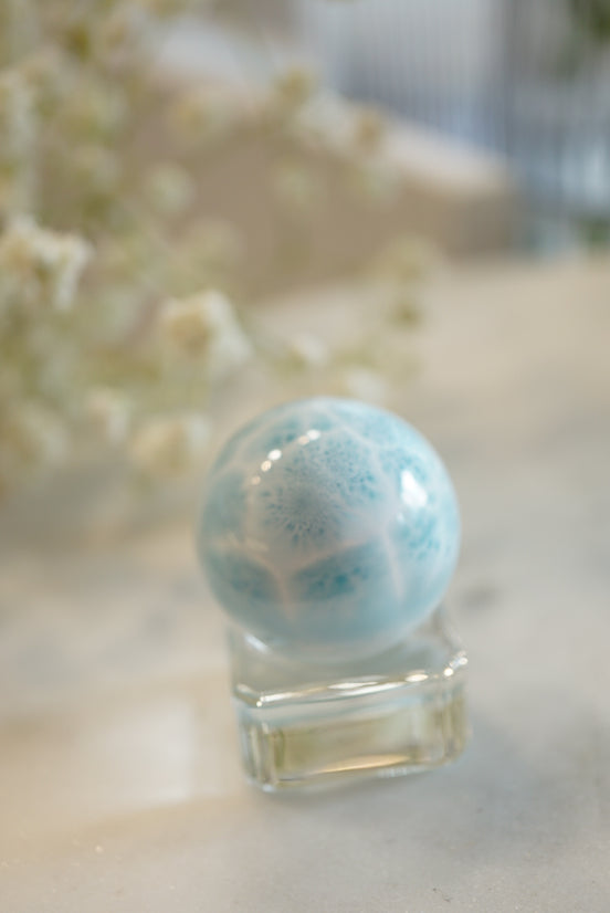 拉利瑪海紋石球 - ART OF GEM 