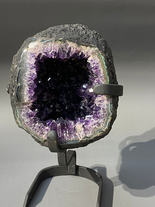 烏拉圭瑪瑙邊帝王紫紫晶洞 - ART OF GEM